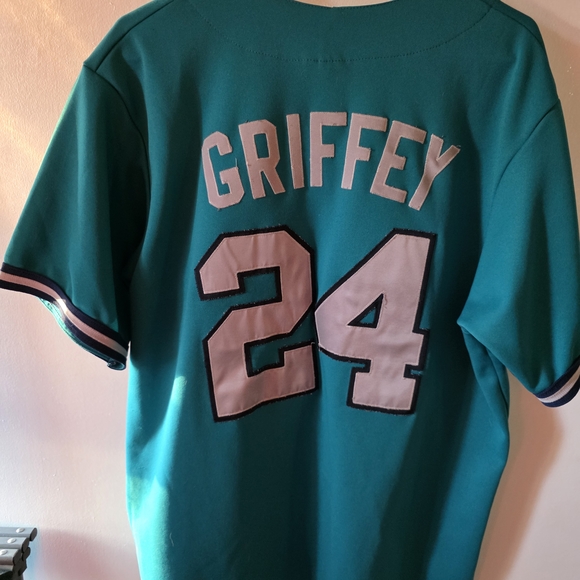 Majestic Other - Vintage Majestic Ken Griffey Jr. Seattle Mariners Stitched #24 Large Made In Usa